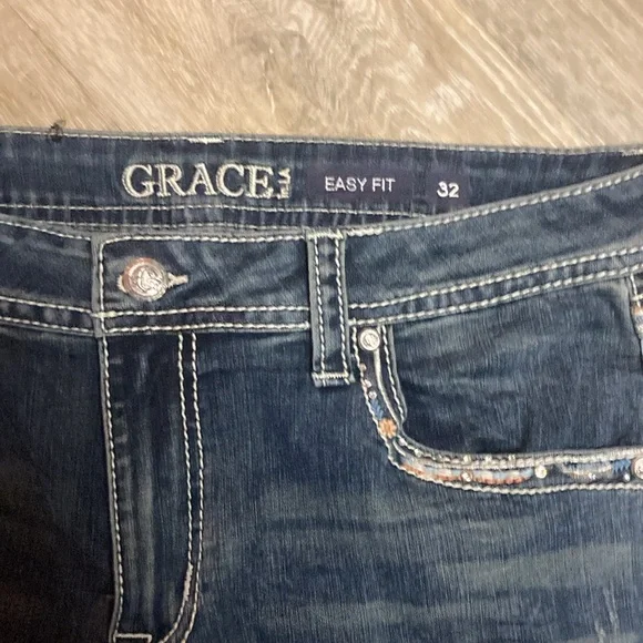 Grace in LA Western Bootcut Jeans - Picture 2 of 6